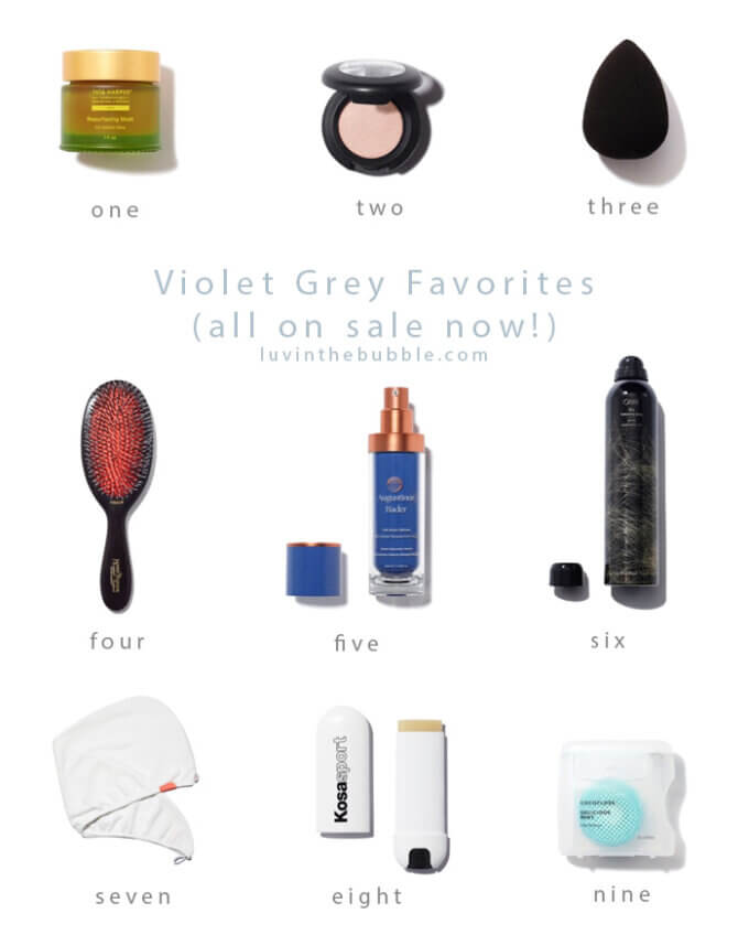 Violet Grey Beauty Favorites on Sale